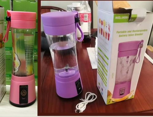 Portable Blender With USB Rechargeable Mixer