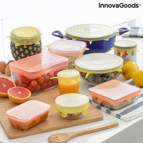 Set of 10 Reusable and Adjustable Lids Lilyd InnovaGoods