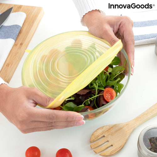 Set of 10 Reusable and Adjustable Lids Lilyd InnovaGoods