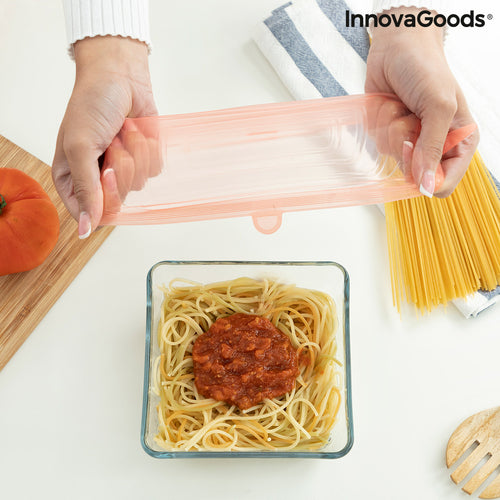 Set of 10 Reusable and Adjustable Lids Lilyd InnovaGoods
