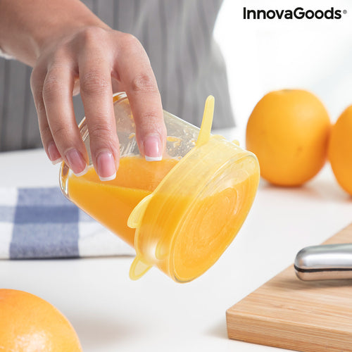 Set of 10 Reusable and Adjustable Lids Lilyd InnovaGoods