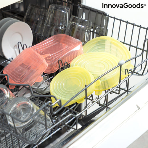 Set of 10 Reusable and Adjustable Lids Lilyd InnovaGoods