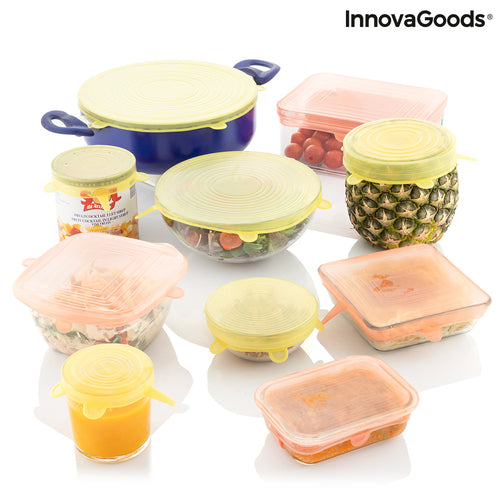 Set of 10 Reusable and Adjustable Lids Lilyd InnovaGoods